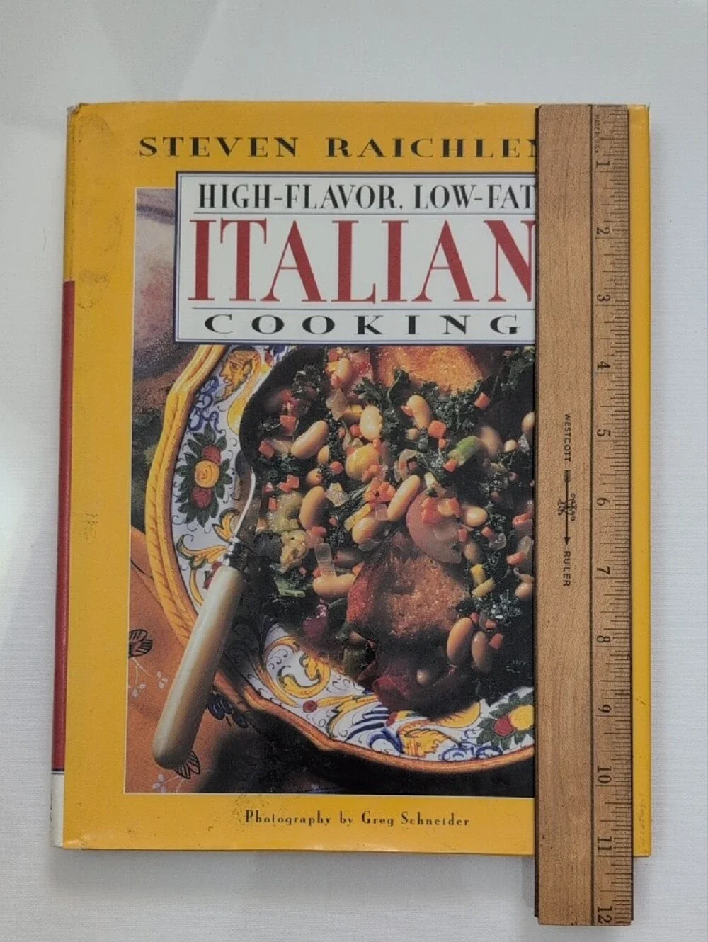 Vintage 1997 High Flavor Low Fat Italian Cooking Hardcover Pictorial Cookbook